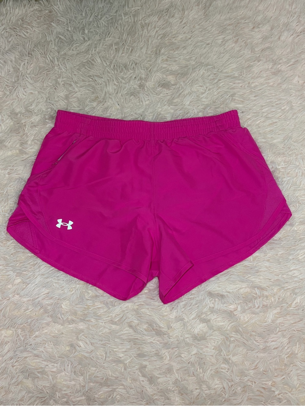 Under Armour Women's Hot Pink Athletic Running Shorts